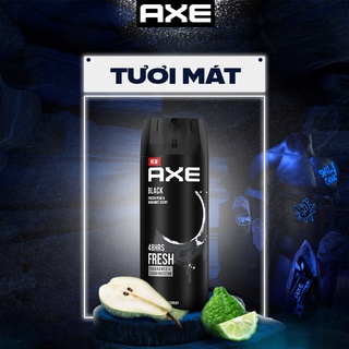 Xịt khử mùi toàn thân cho nam Axe Black 135ml