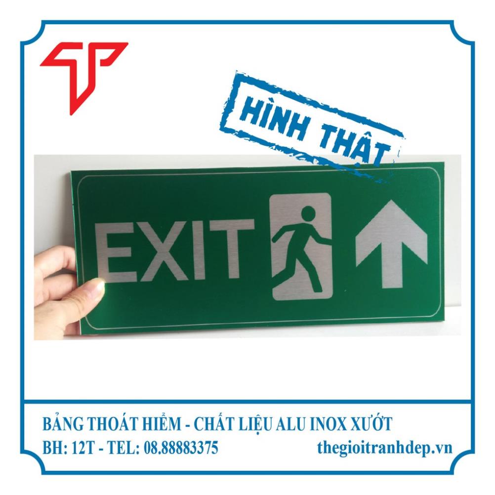 Bảng chỉ dẫn lối thoát hiểm, bảng exit, bảng chỉ dẫn exit, biển hướng dẫn exit giá tốt nhất