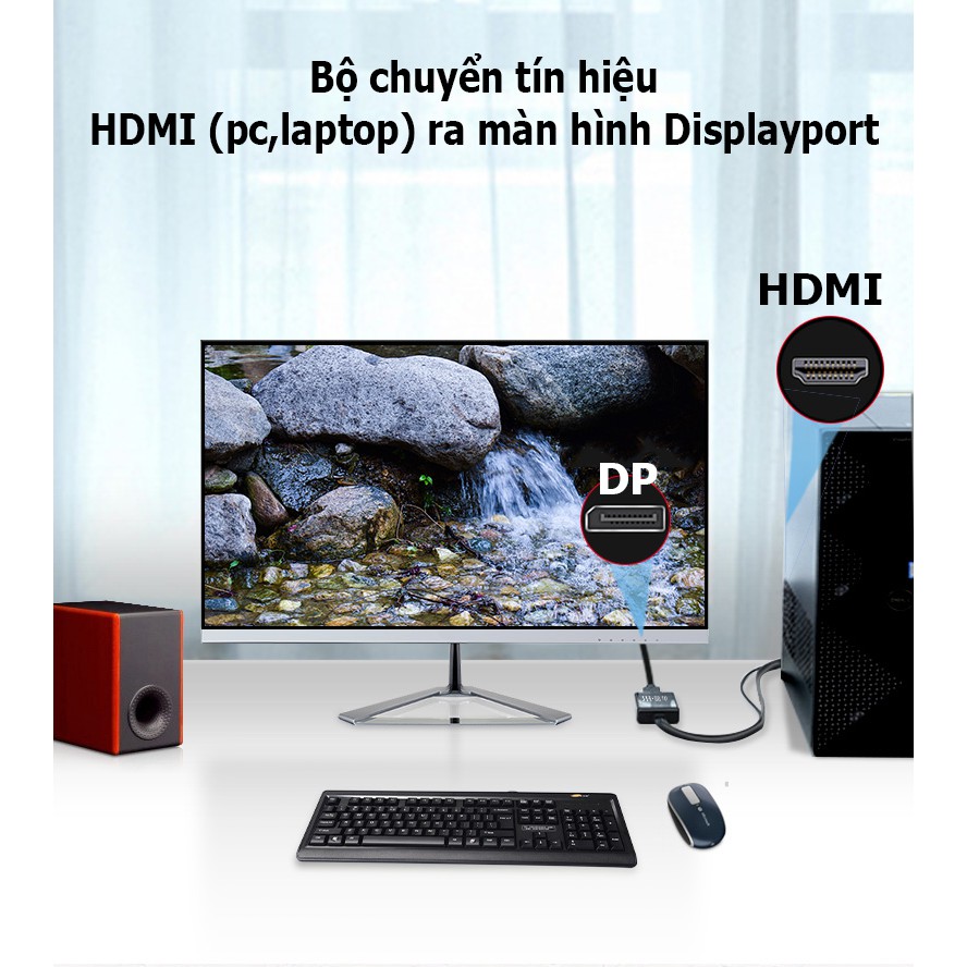 Cáp chuyển HDMI ra Displayport hỗ trợ 4K*2K - JHZ180