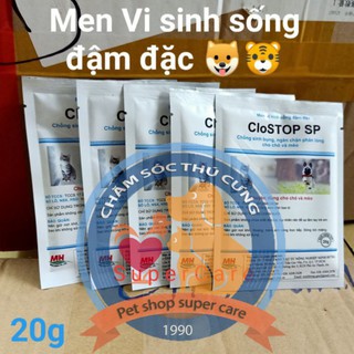 Combo 5 gói clostop -chuyên trị phân lỏng, phân sống chó mèo
