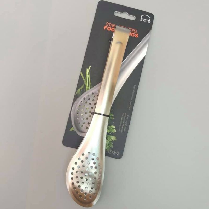 Dụng Cụ Kẹp Gắp Đồ Ăn Bằng Thép Không Gỉ LocknLock CKT302