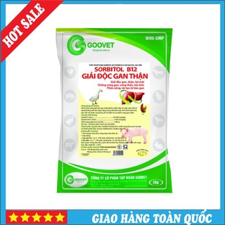 Giải độc gan thận sorbitol b12 cho vật nuôi 1kg - chỉ dùng trong thú y