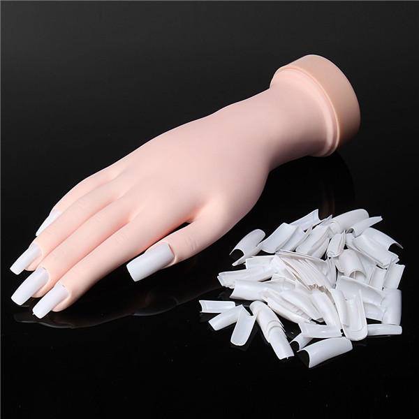 Bàn tay giả bằng silicon học nail