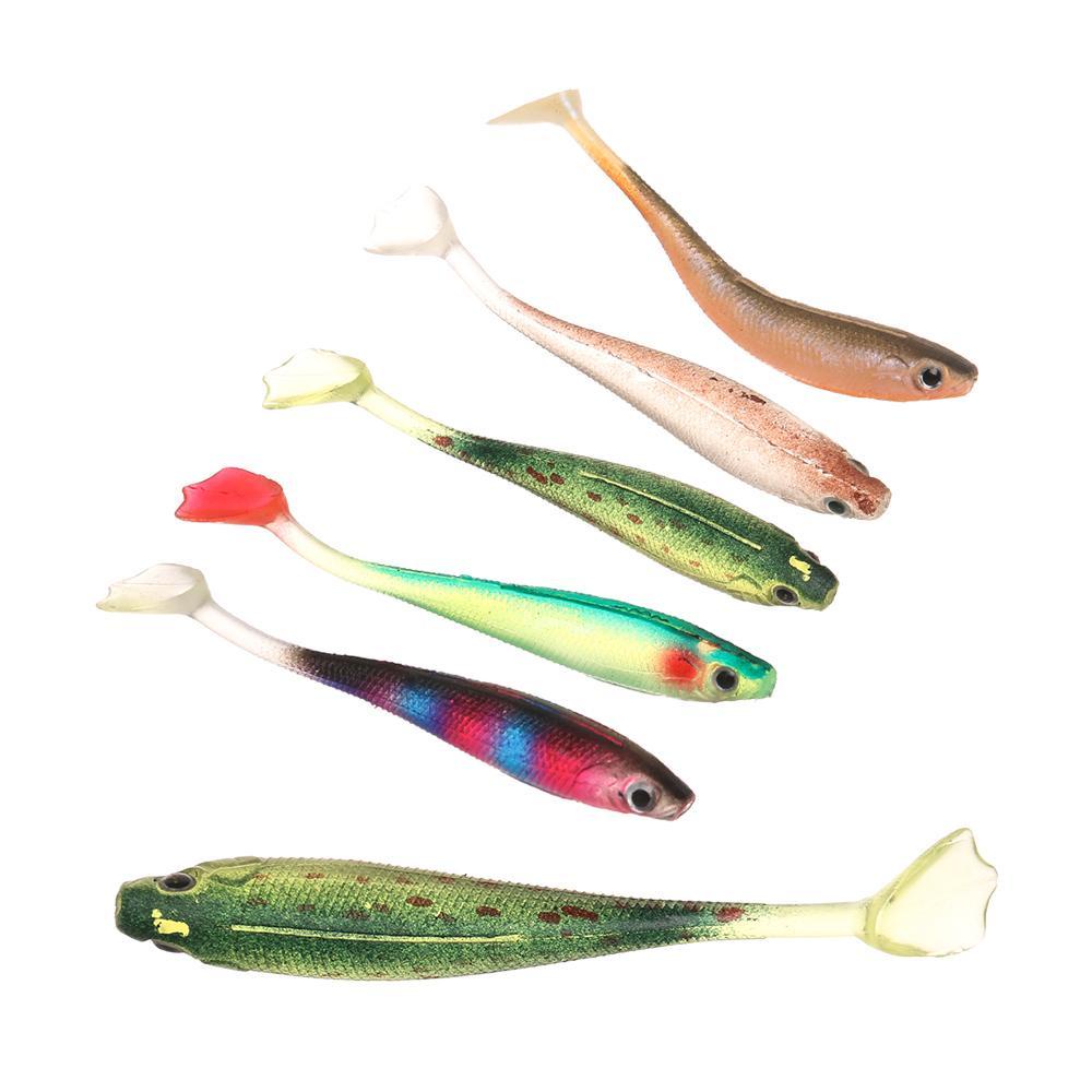 Set 5 Mồi Câu Cá Giả Hình Con Sâu 9cm 5g