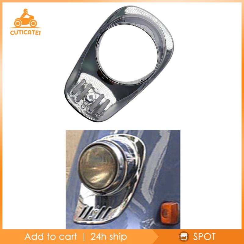 Ốp Đèn Pha Bằng Nhựa Mạ Điện Cho Xe Máy Honda Julio AF52 Cuticate1