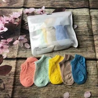 Set 5 đôi tất lưới loại đẹp cho bé