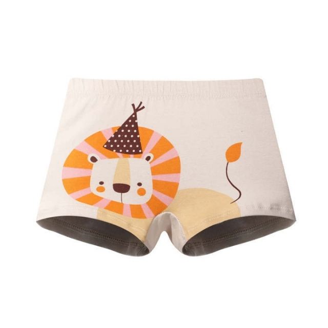 Combo 4 chiếc quần lót bé trai  quần chip đùi cho bé quần sip trẻ em