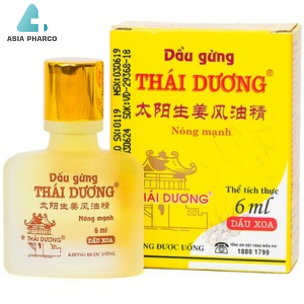 DẦU GỪNG THÁI DƯƠNG