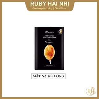 Mặt Nạ Dưỡng Da JMsolution Honey Luminous Royal Propolis Mask Sáp Ong Duy Trì Độ Ẩm - Chính Hãng (10 miếng)