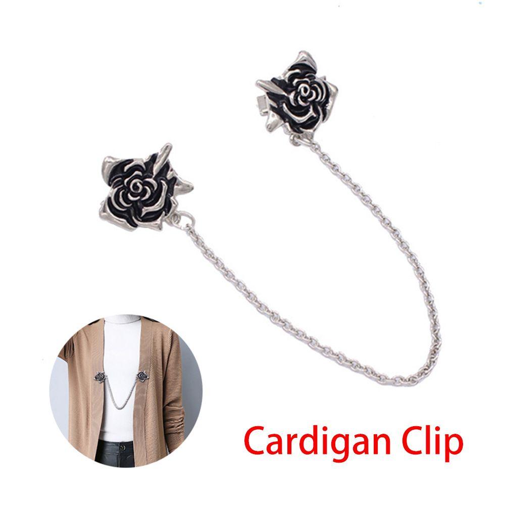 Ghim Cài Áo Hình Hoa Hồng Phong Cách Retro Thời Trang Cho Nữ