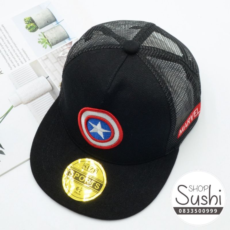 (FreeShip) Mũ cho bé trai Người nhện Captain America