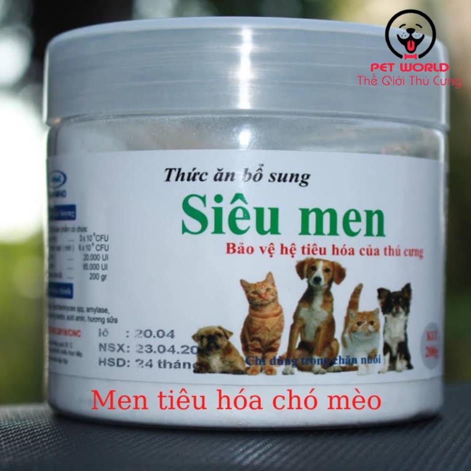 Thức Ăn Bổ Sung Siêu Men - Bảo Vệ Hệ Tiêu Hóa, Phục Hồi Hệ Men Sau Bệnh (đặc biệt Parvo) Cho Chó Mèo