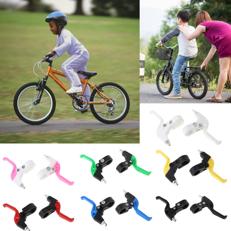 Bộ 2 Tay Phanh Xe Đạp Trẻ Em Bằng Nhựa Nhẹ Nhiều Màu Sắc Thông Dụng