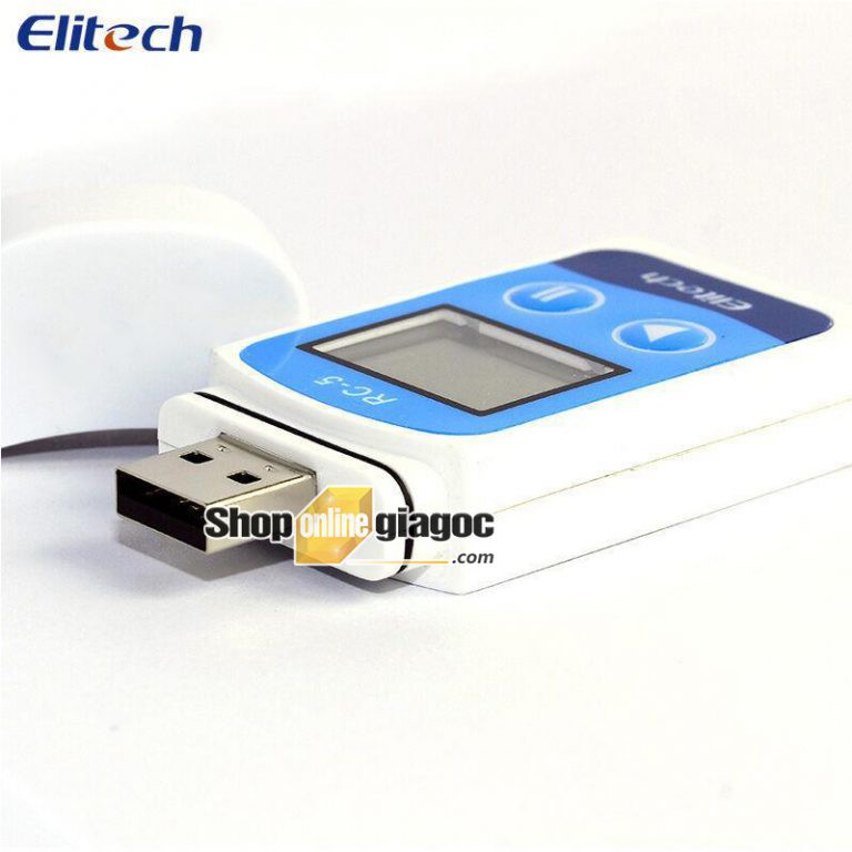 Nhiệt Kế Tự Ghi Elitech RC5 Đã Hiệu Chuẩn Theo TT02/ BYT