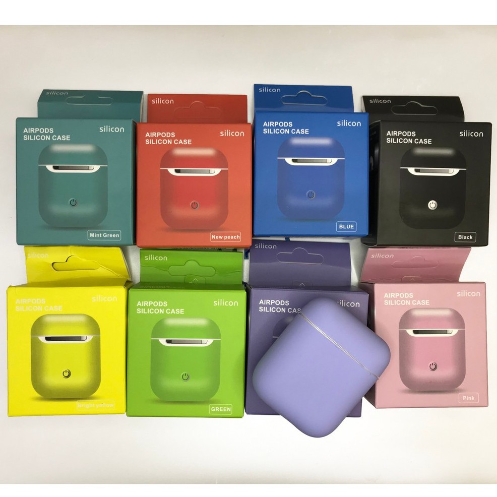 Vỏ bao CHỐNG BẨN case Airpods 8 màu