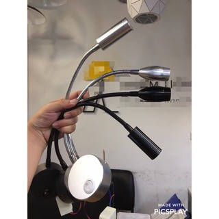 Đèn đọc sách gắn đầu giường xoay 360 độ 5w, đèn gắn tường, đèn decor, đèn rọi tập trung ánh sáng, bảo hành 12 tháng