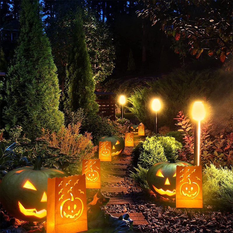 Set 10 Túi Đựng Nến Trang Trí Halloween