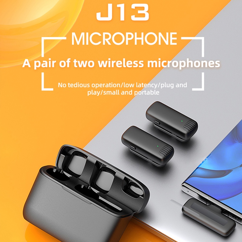 Micro Không Dây Mini Có Hộp Sạc Cho Android