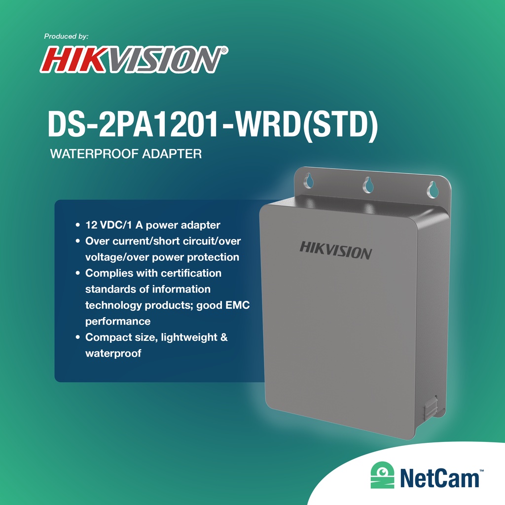Nguồn Cung Cấp Điện HIKVISION 12V 1A DS-2PA1201-WRD