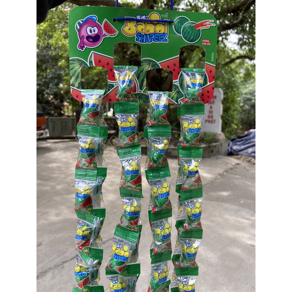 Kẹo Sing Gum Big Babol Shapeez Dưa Hấu dây 16 cái