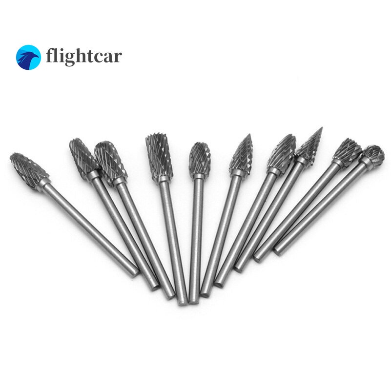 Set 10 Mũi Mài Kim Loại Chuyên Dụng Cho Máy Mài Gỗ