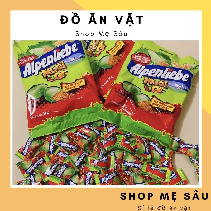 Gói 30 Viên Kẹo Alpenliebe Xoài Muối Ớt 💖 FREESHIP 💖 Kẹo Alpenliebe Hương Xoài Nhân Muối Ớt | BigBuy360 - bigbuy360.vn
