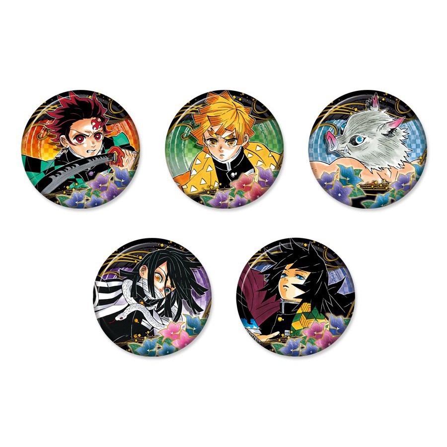 ( P2 ) Huy hiệu cài áo in hình KIMETSU NO YAIBA THANH GƯƠM DIỆT QUỶ anime chibi