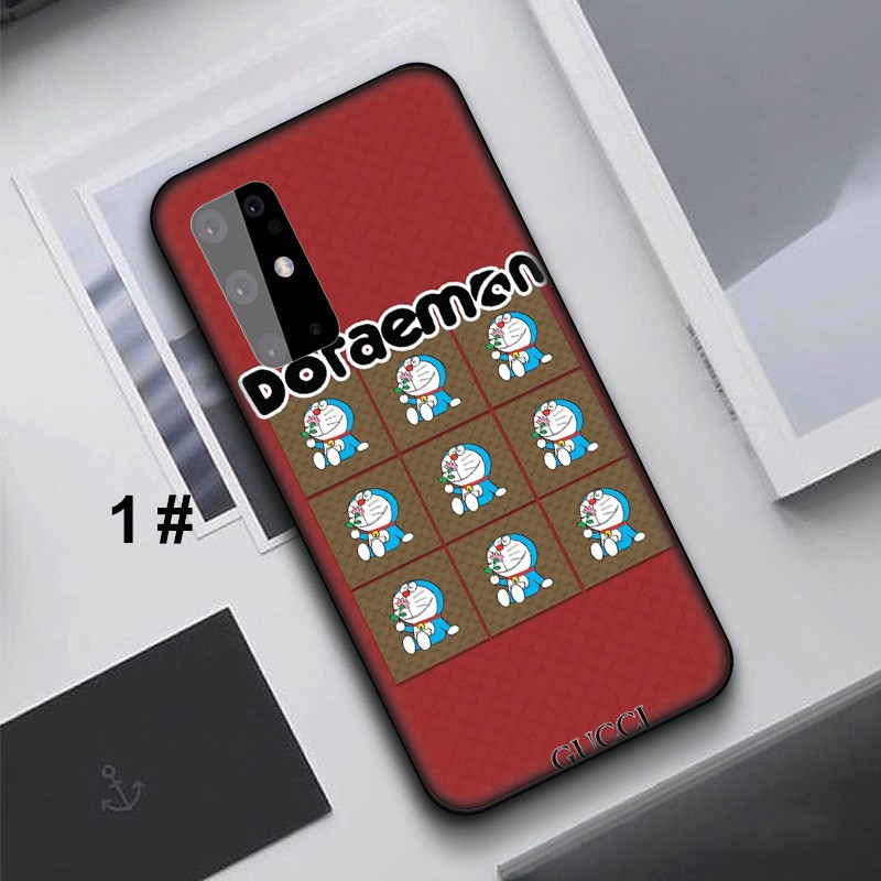 Samsung Galaxy S10 S9 S8 Plus S6 S7 Edge S10+ S9+ S8+ Protective Soft TPU Case MA16 Doraemon x Guci Pattern Cool Casing Soft Case