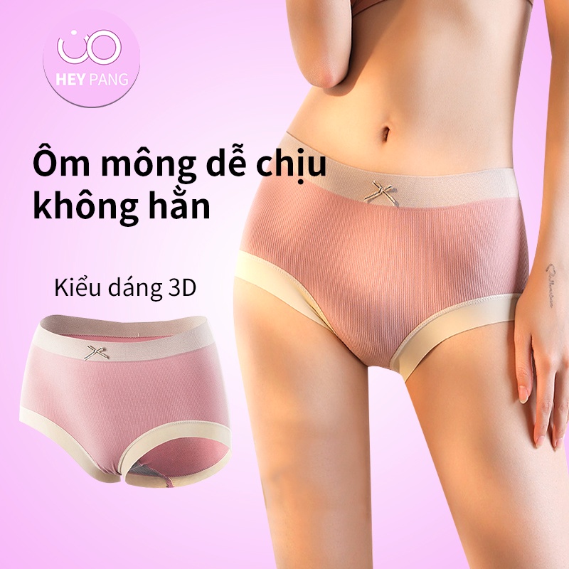 Quần lót nữ cotton nâng hông giữ eo phong cách Nhật Bản thoáng khí HEYPANG Quần tam giác nữ thun nơ dễ thương VN004