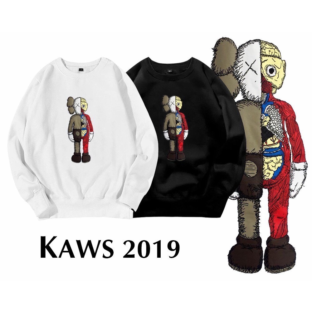 Áo sweater nỉ bông KAWS unisex | BigBuy360 - bigbuy360.vn