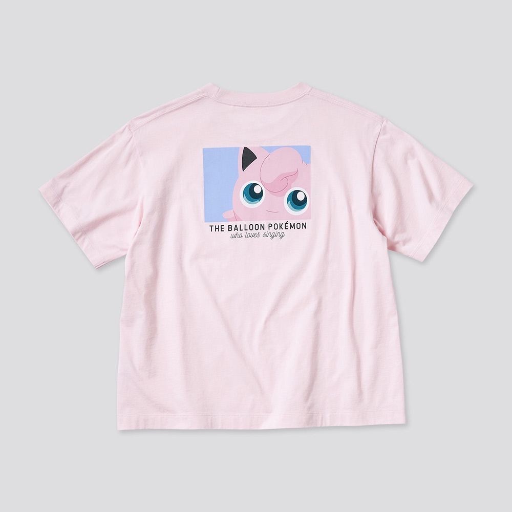 Uniqlo Women Pokémon Round Printed Short Collar ut (Bao Dream T-shirt) 442685 Uniqlo