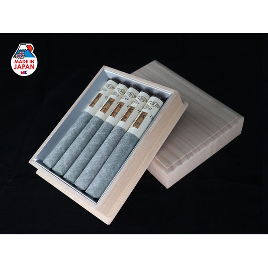Set Hương thơm Nhật Bản ZUIUN Aloeswood cao cấp 5 bó hộp gỗ sang trọng