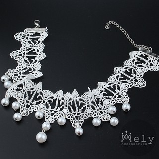 VÒNG CỔ CHOKER TRẮNG - MELY 1071