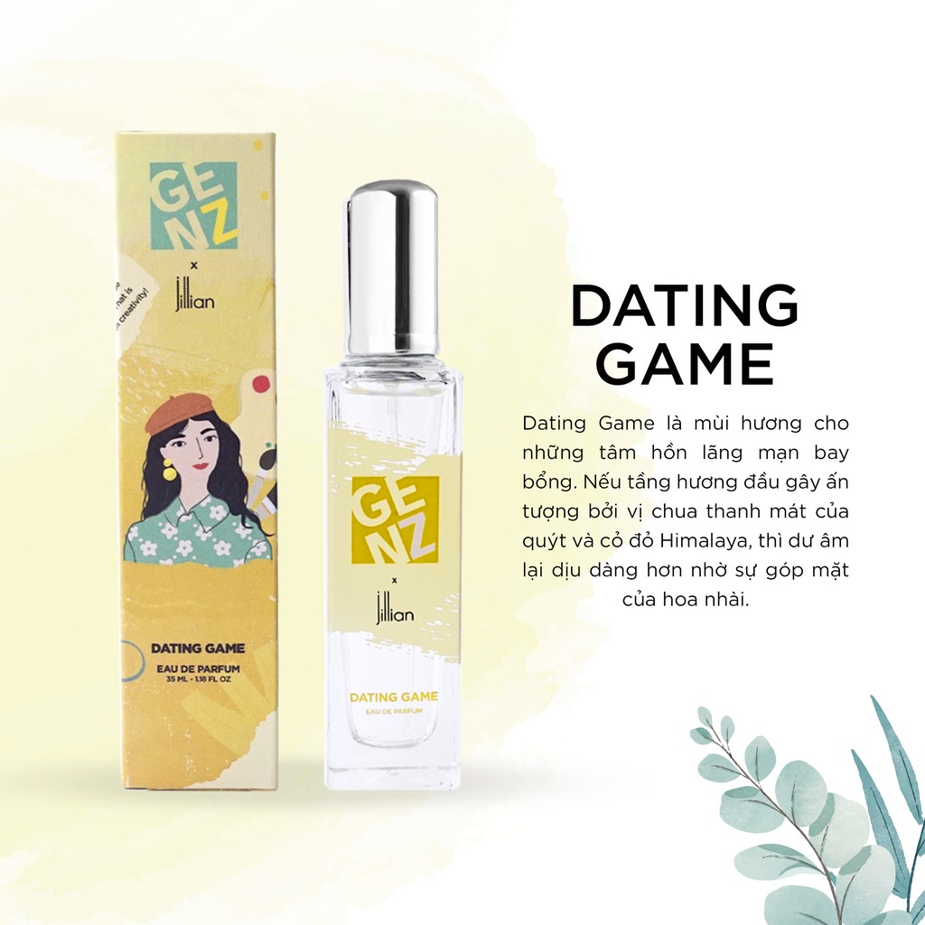 Nước hoa nữ GenZ x Jillian: Dating Game (EDP) 35ml