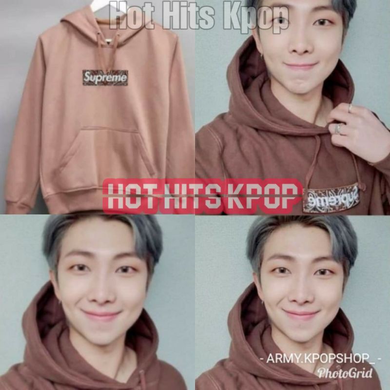 Áo Khoác Hoodie Namjoon Suga Supremeeee Bts