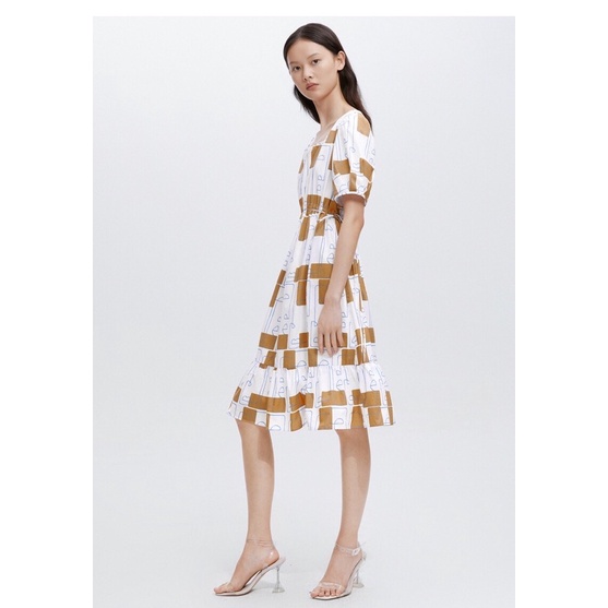 Đầm hoạ tiết Eifini