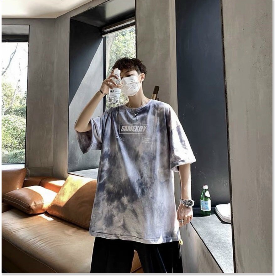 ÁO THUN LOANG MÀU UNISEX NAM NỮ ĐỀU MẶC ĐƯỢC CÁ TÍNH PHONG CÁCH BỤI- SAMEXOY