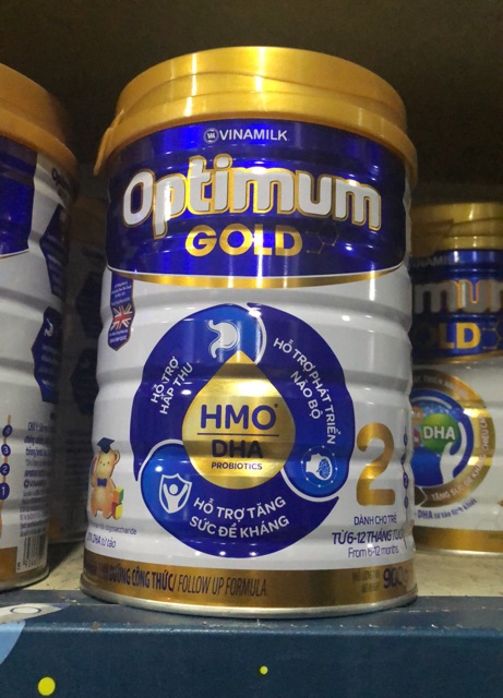 Sữa bột Optimum Gold 1,2,3,4 mẫu mới 900gr