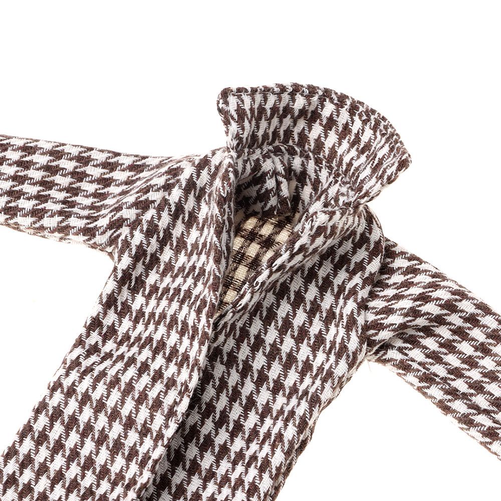 Áo khoác mùa đông mini màu nâu đen tỉ lệ 1/6 cho búp bê