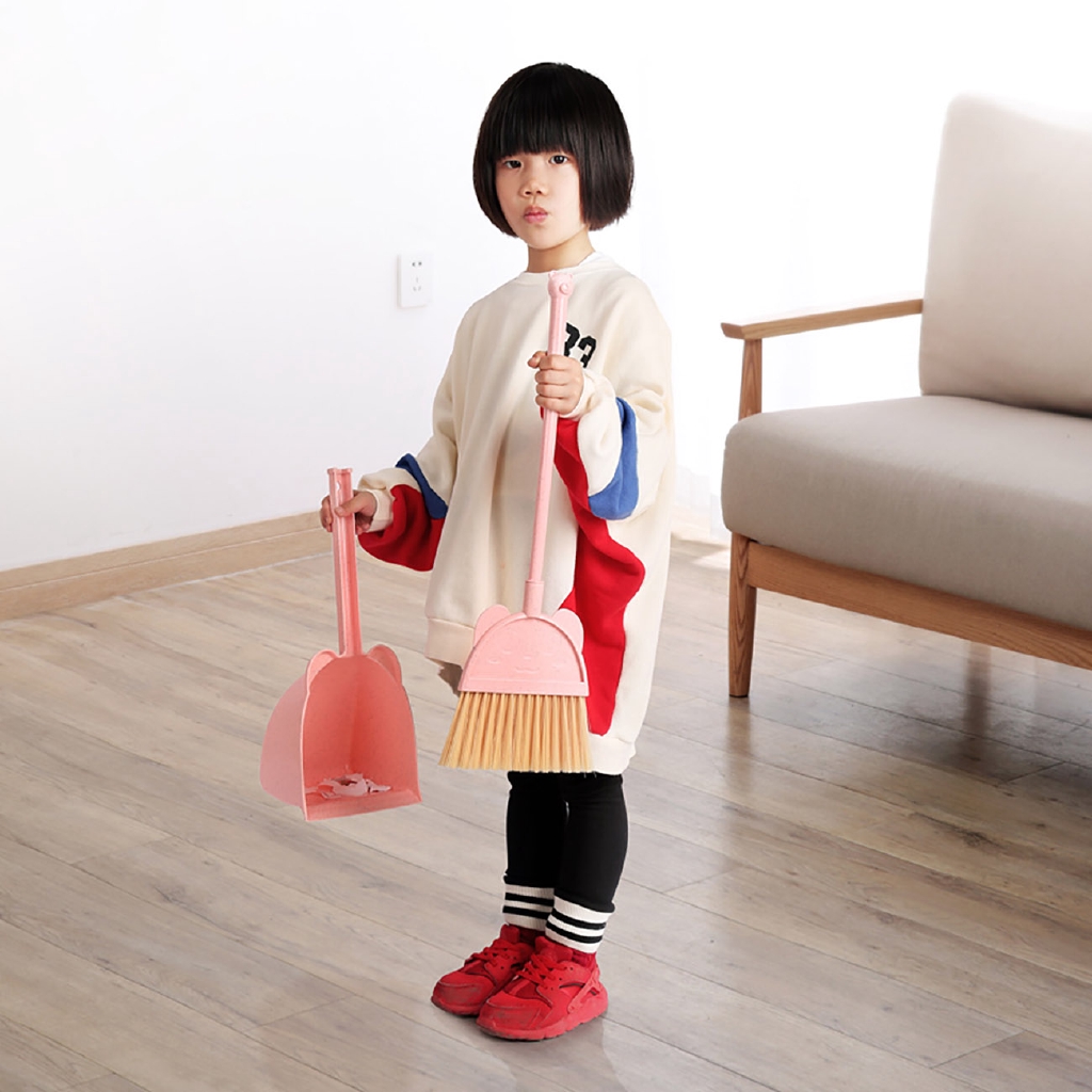 Bộ chổi và đồ hốt rác JUJIAJIA cỡ nhỏ tiện dụng cho trẻ em