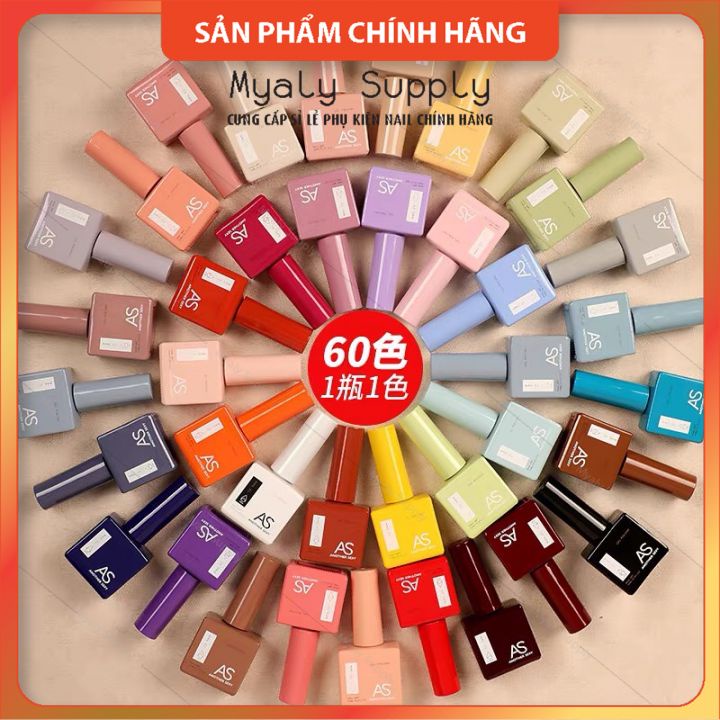 Set Sơn Gel AS 60 Màu Kèm Bàng Màu 1355