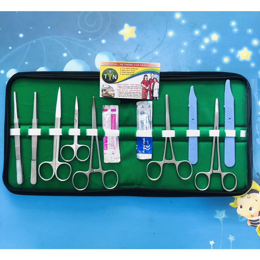 Bộ Tiểu Phẫu Phẫu Thuật 11 Món Pakistan - Thương Hiệu TN Medical