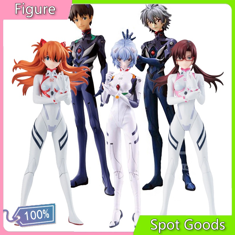 Bộ 5 Mô Hình Nhân Vật Ayanami Rei Asuka Mari Makinami Neon Genesis Evangelion 13Cm