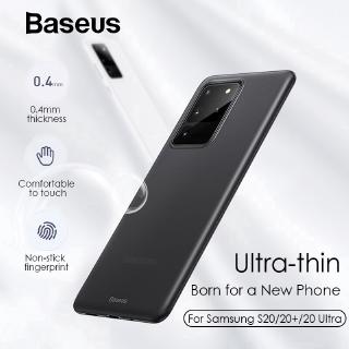 Ốp điện thoại Baseus chất liệu PP mềm trong suốt siêu mỏng 0.4mm cho Samsung Galaxy S20 Ultra S20+ Plus