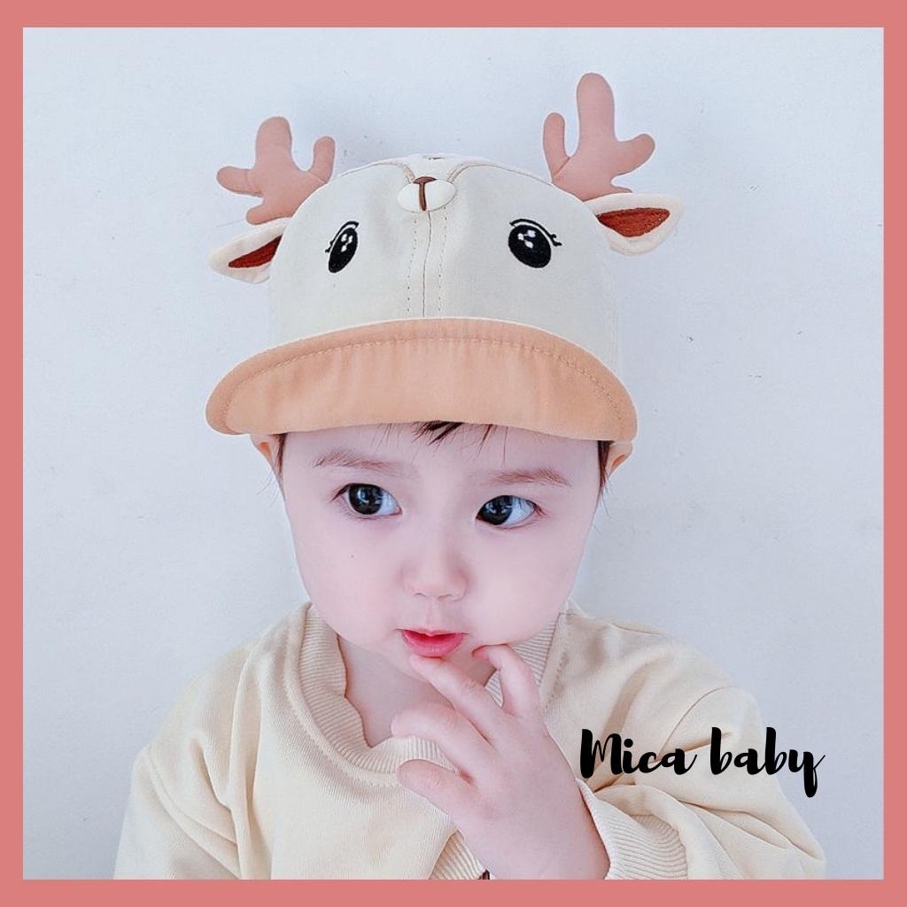 Mũ lưỡi trai hình nai dễ thương cho bé MH119 Mica Baby