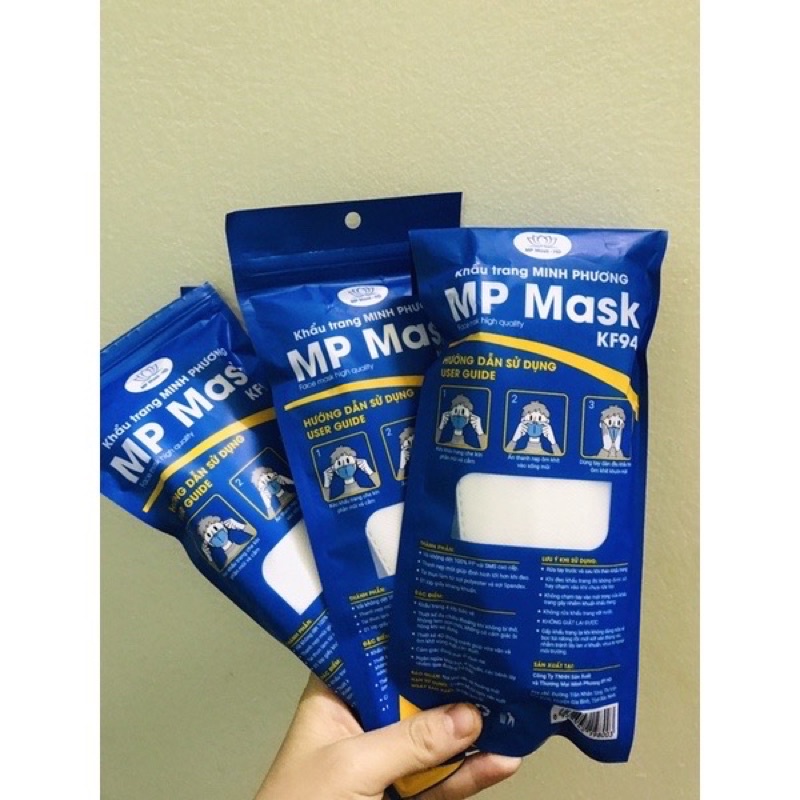 Set 10 Khẩu trang 4 lớp xuất khẩu MP Mask đạt TC ISO ko trôi son, ko bí thở