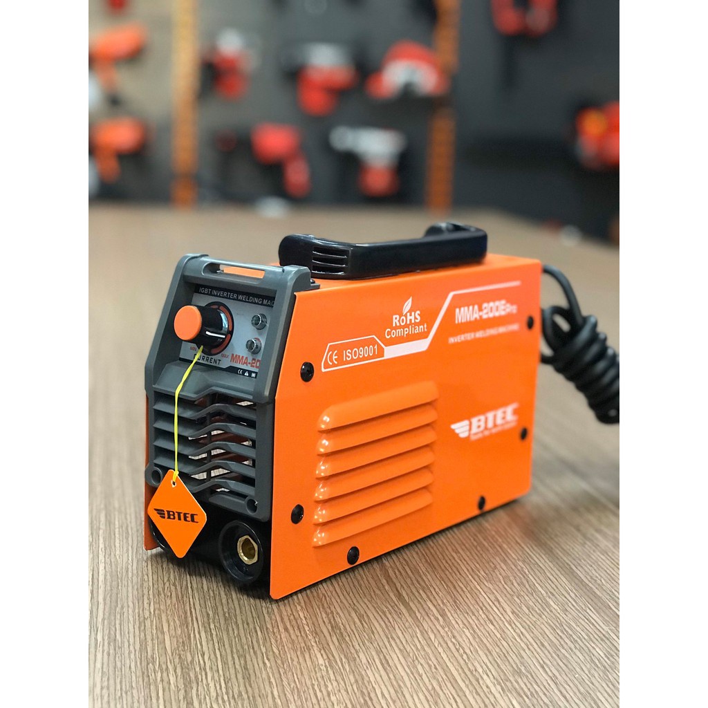 MÁY HÀN QUE ĐIỆN TỬ  BTEC MMA 200E PRO - HÀNG CHÍNH HÃNG