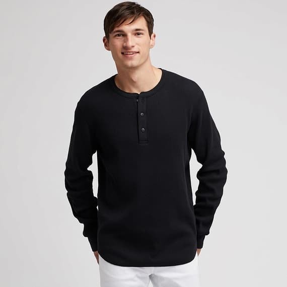 Áo Thun Nam dài tay U ni