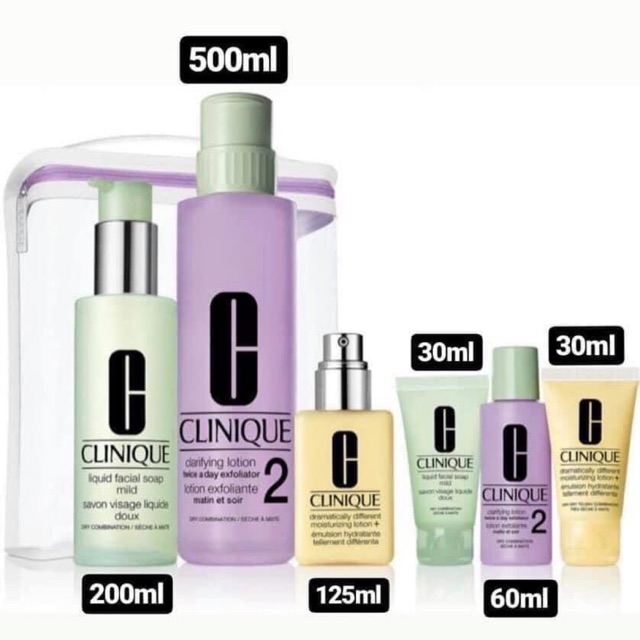 Set dưỡng da Clinique 6 mons