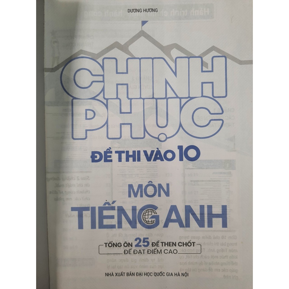 Sách - Chinh phục đề thi vào 10 môn Tiếng Anh